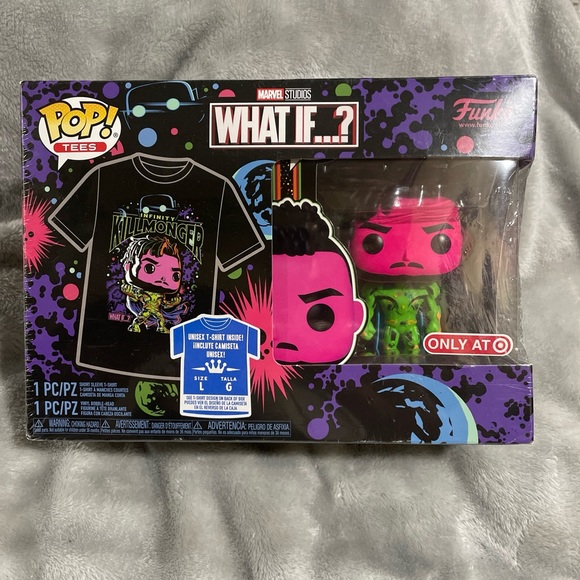 Funko POP! Tees Marvel Studios What If...? Killmonger Target Exclusive Large - Picture 2 of 2